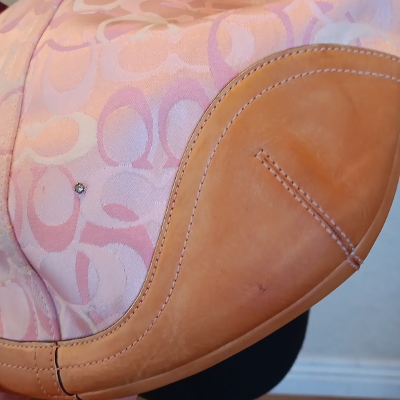 *Upcycled Coach Pink Y2k 1851 Ladybug Hobo Shoulder Bag 🐞💕 With Handtag - Picture 11 of 17